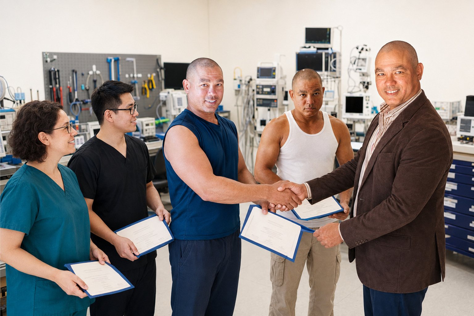 Biomedical workshop certificate awards — BiomedRx Institute