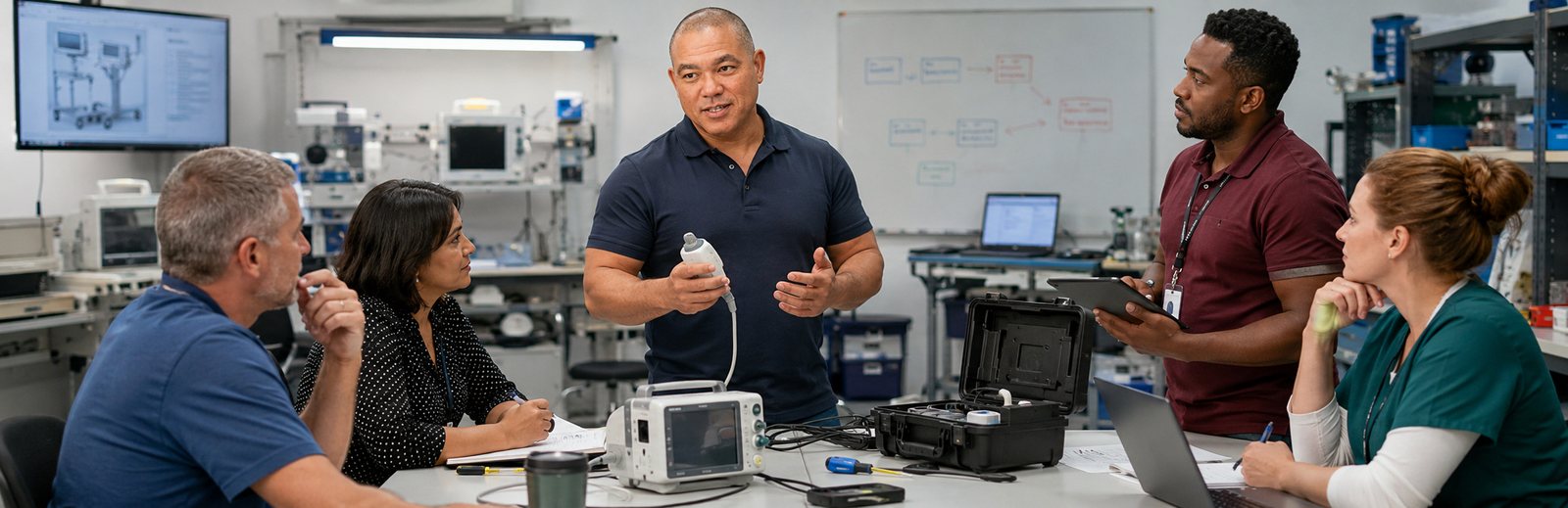 Devin checks ev charger foundations — BiomedRx Institute