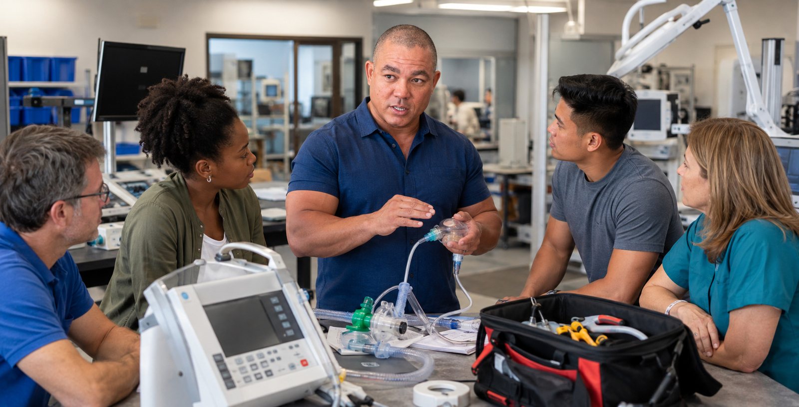 Devin leads a biomedical careers workshop — BiomedRx Institute