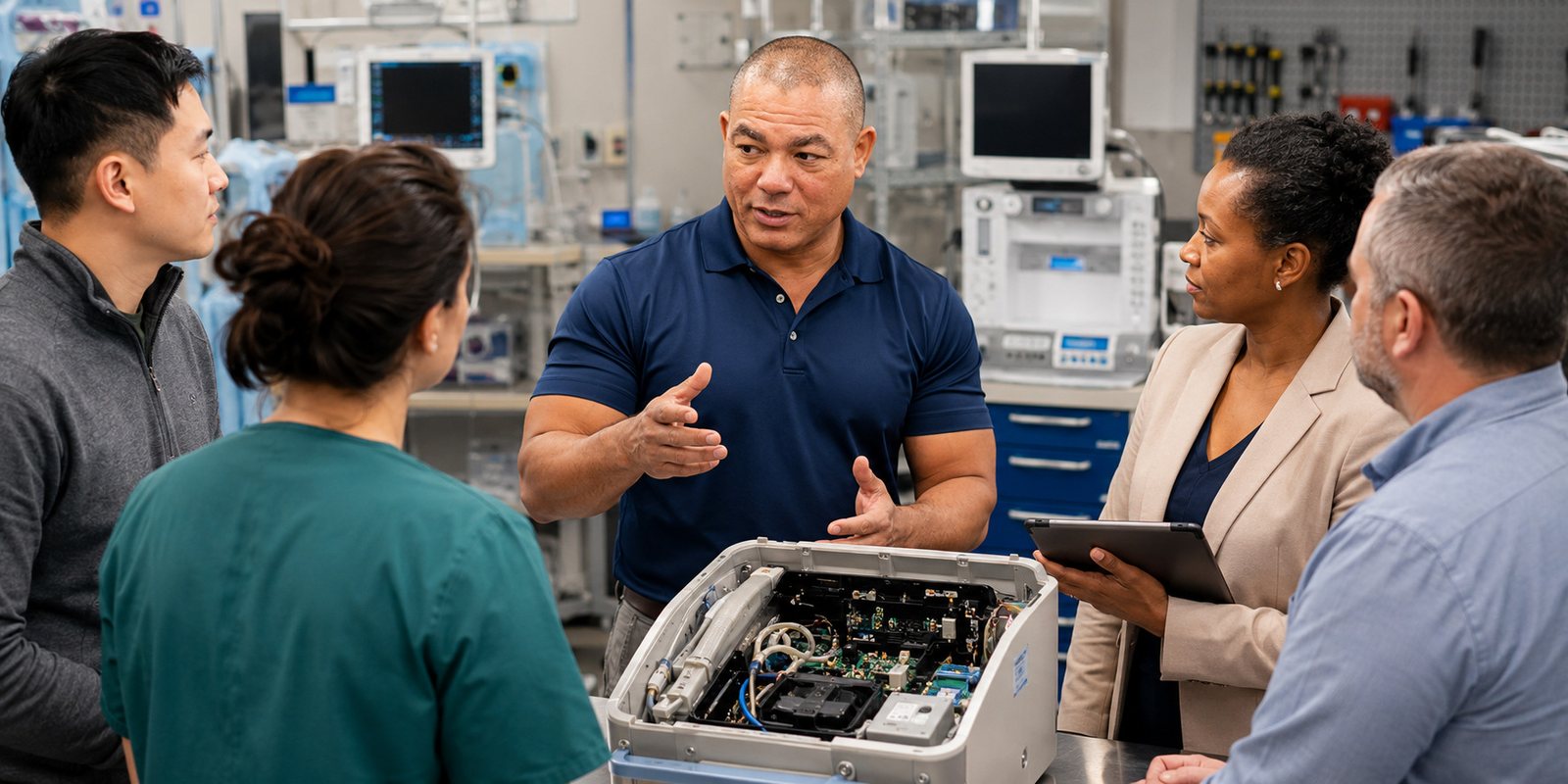 Devin leads a risk based maintenance workshop — BiomedRx Institute