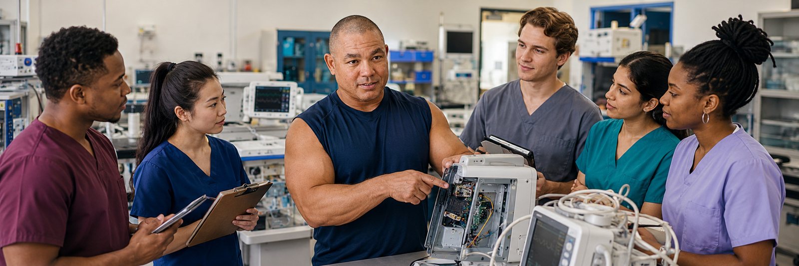 Devin guides new device inspection — BiomedRx Institute