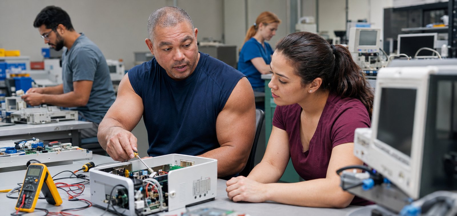 Devin reviews biomedical compliance and maintenance — BiomedRx Institute