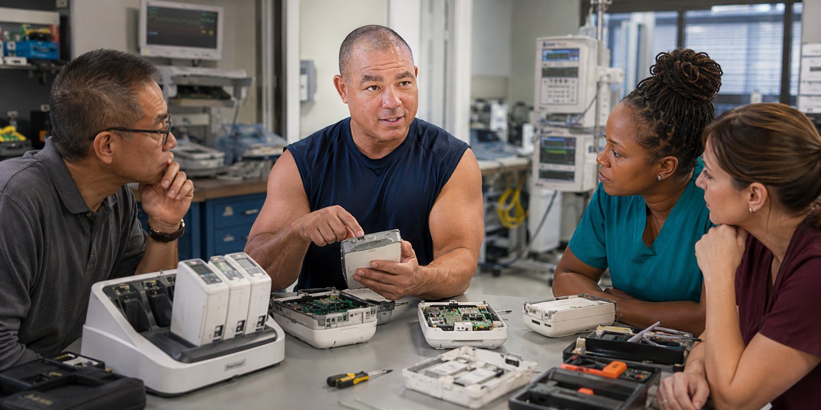 Devin teaches battery fleet management — BiomedRx Institute