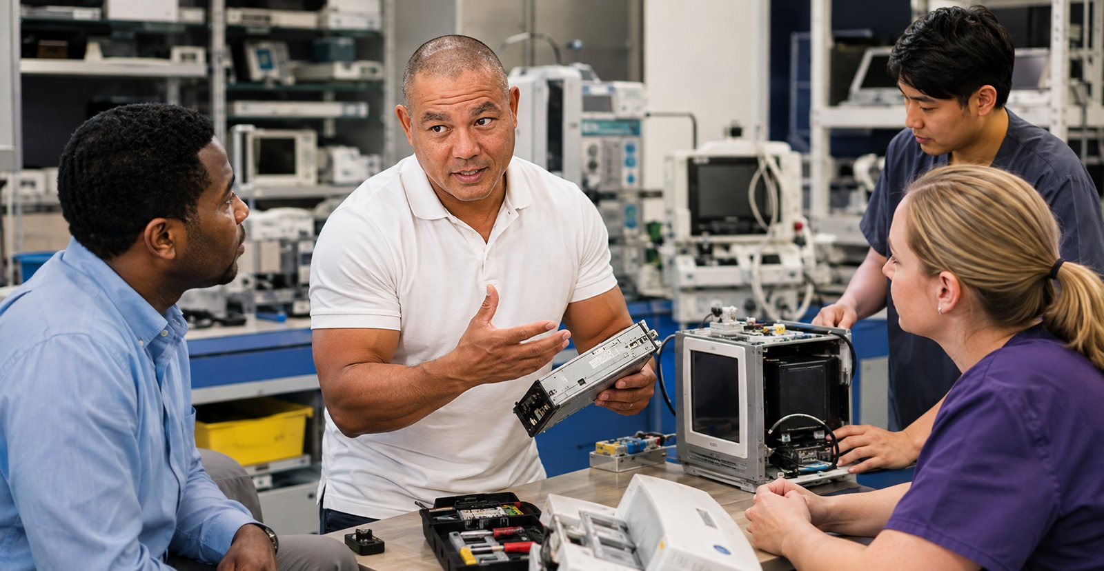Devin teaches sustainable equipment stewardship — BiomedRx Institute