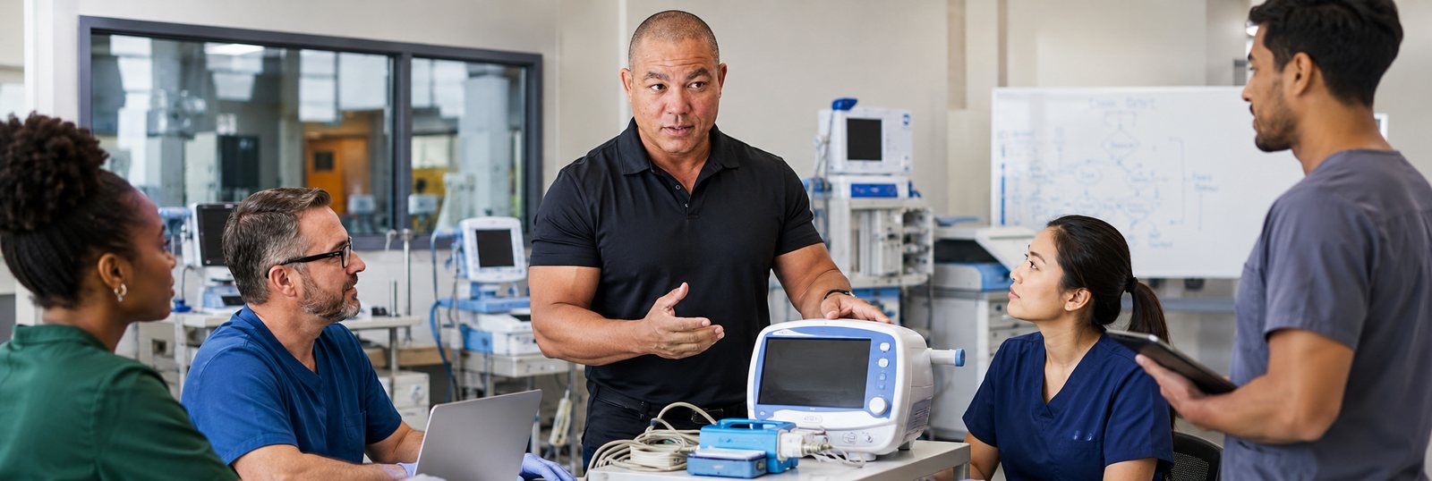 Infection control equipment handoff training — BiomedRx Institute
