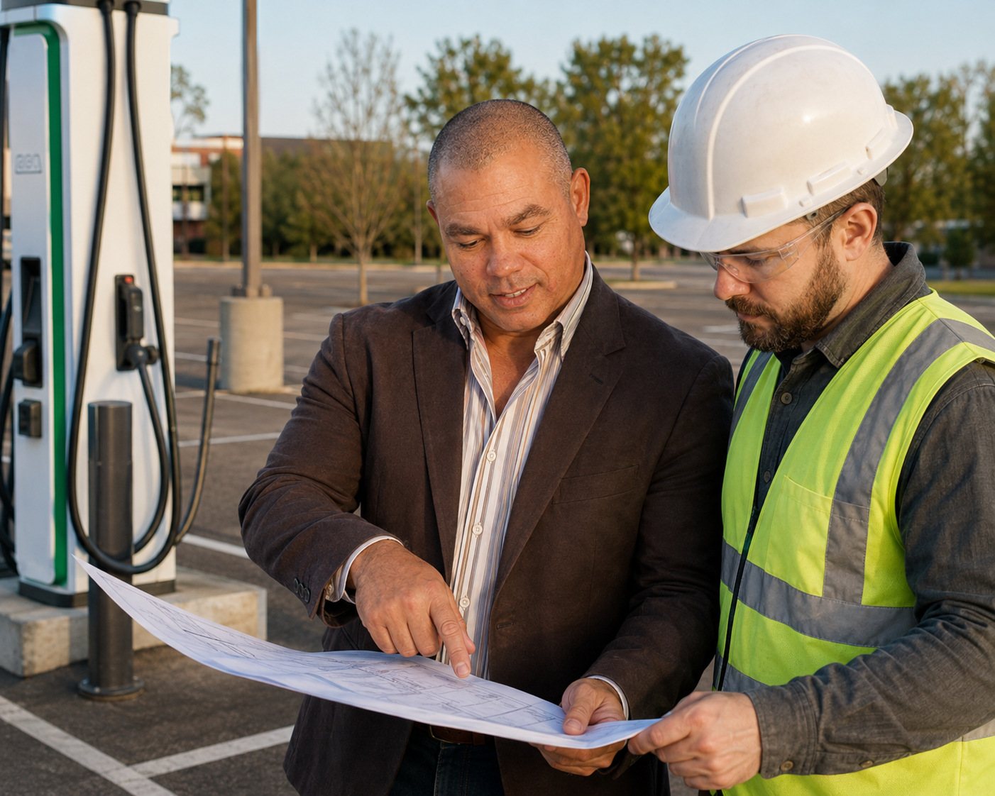 Reviewing a commercial ev charging plan — BiomedRx Institute