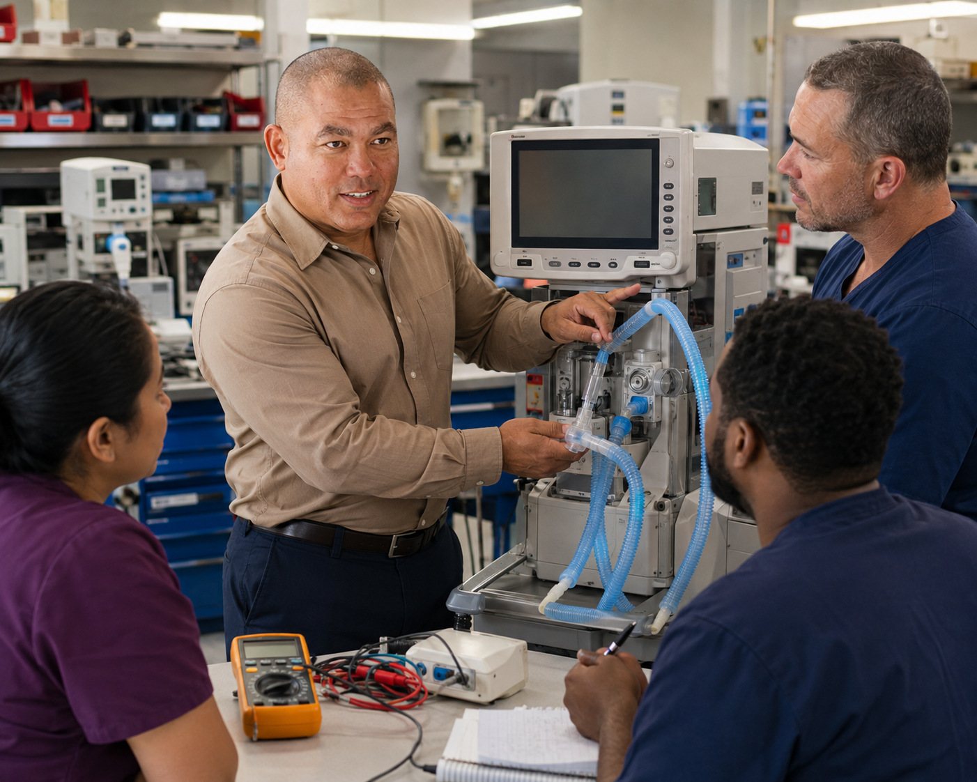 Ventilator components workshop with devin — BiomedRx Institute