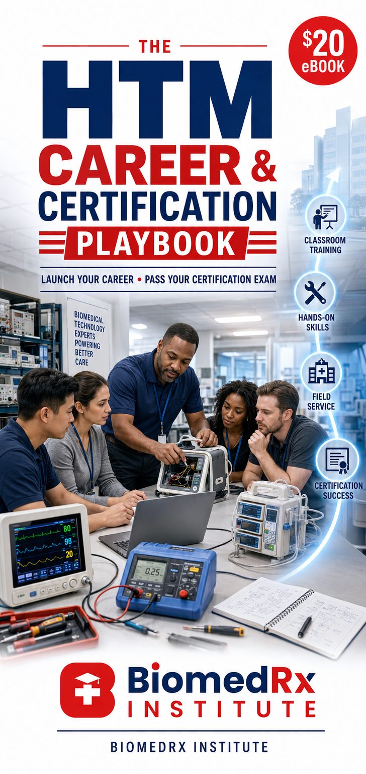 The HTM Career & Certification Playbook — eBook cover